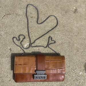 Brighton Leather Cross Body Wallet